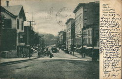 Main St. Looking West Postcard