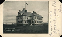 School House Postcard