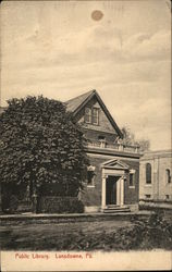 Public Library Building Postcard