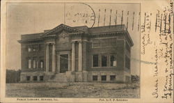 Public Library Postcard