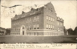 West Side High School Postcard