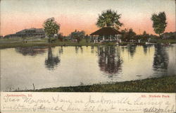 Nichols Park, Jacksonville, Ill. Postcard