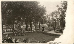 Third Ward Park Freeport, IL Postcard Postcard Postcard