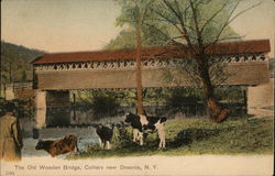 Old Wooden Bridge Postcard