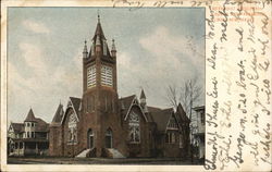 Methodist Episcopal Church and Parsonage Postcard