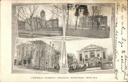 Central Normal College Danville, IN Postcard Postcard 