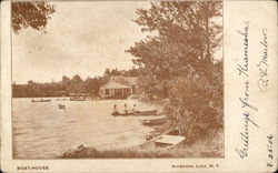 Boat-House Postcard