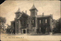 High School Geneva, NY Postcard Postcard Postcard