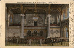 Assembly Chambers, N.Y. State Capitol Albany, NY Postcard Postcard Postcard