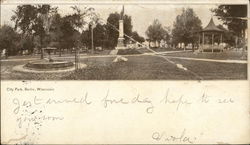 City Park Berlin, WI Postcard Postcard Postcard