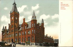 Chicago and Northwestern Depot Illinois Postcard Postcard Postcard