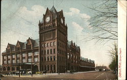 View of Union Depot Postcard