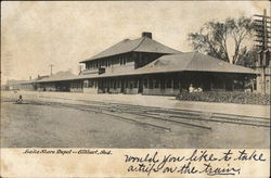 Lake Shore Depot Elkhart, IN Postcard Postcard Postcard