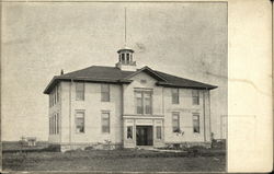 School Built in 1902 Postcard