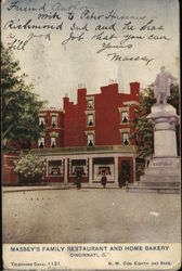 Massey's Family Restaurant and Home Bakery Postcard