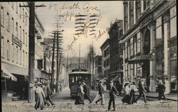 Fulton Street from Third Street Postcard