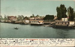 Houseboats Alameda, CA Postcard Postcard Postcard