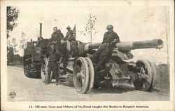 155mm. Gun and Others of Its Kind Postcard