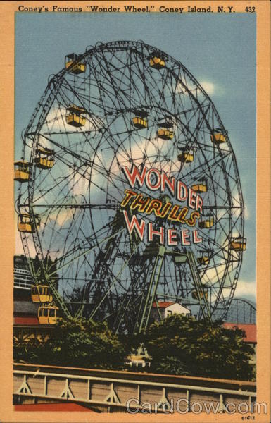 Coney's Famous Wonder Wheel Coney Island New York