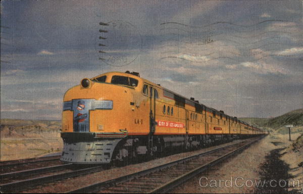 Union Pacific Streamliner City of Los Angeles Locomotives