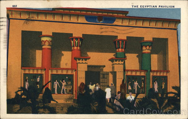 The Egyptian Pavilion 1933 Chicago World Fair