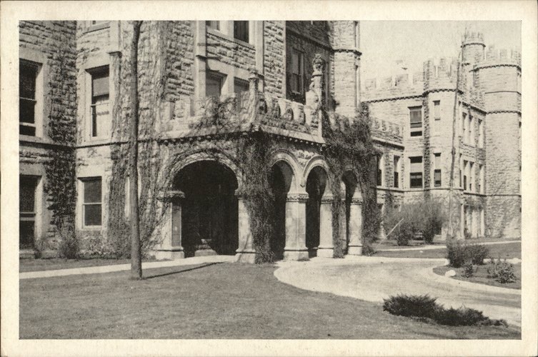 Administration Building Entrance, Northwestern University Evanston Illinois