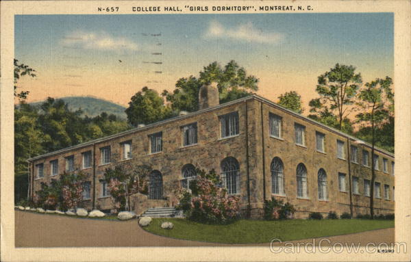 College Hall, Girls Dormitory Montreat North Carolina