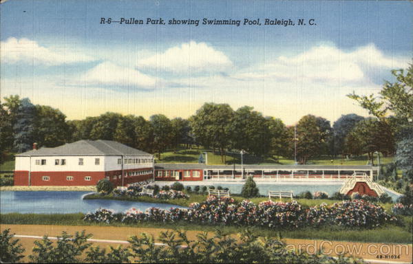 Pullen Park, Showing Swimming Pool Raleigh North Carolina