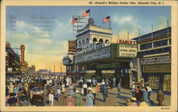 Hamid's Million Dollar Pier Postcard
