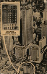 Hotel Bristol and Radio City Postcard