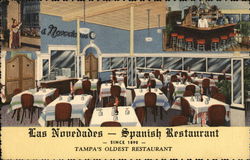 Las Novedades Spanish Restaurant Tampa, FL Postcard Postcard Postcard