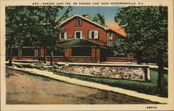 Kanuga Lake Inn on Kanuga Lake Hendersonville, NC Postcard Postcard Postcard