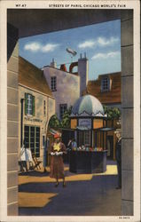 Streets of Paris Postcard