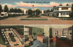 Wilken Motel Fairmont, MN Postcard Postcard Postcard