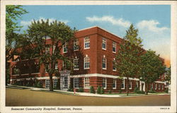 Somerset Community Hospital Pennsylvania Postcard Postcard 