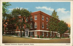 Somerset Community Hospital Pennsylvania Postcard Postcard Postcard