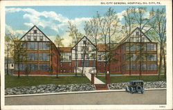 Oil City General Hospital Postcard