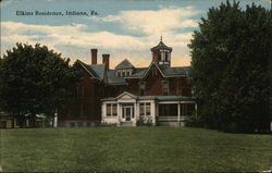 Elkins Residence Indiana, PA Postcard Postcard Postcard