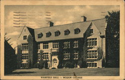 Warfield Hall - Wilson College Postcard