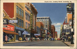Fourth Ave., Looking North Louisville, KY Postcard Postcard Postcard