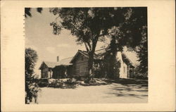 The Log Cabin (1931), Moncrieff Cochran Bird Sanctuary, Phillips Academy Andover, MA Postcard Postcard Postcard
