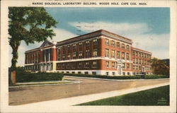 Marine Biological Laboratory Building, Cape Cod Woods Hole, MA Postcard Postcard Postcard