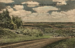 Approach to Camp Pinnacle, Indian Ladder Cliff in the Distance, Helderberg Mountains Postcard