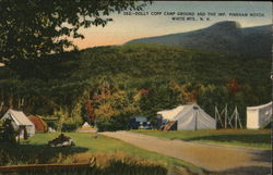 Dolly Copp Camp Ground and the Imp, Pinkham Notch Postcard