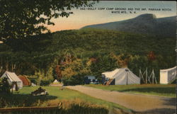 Dolly Copp Camp Ground and the Imp, Pinkham Notch Postcard