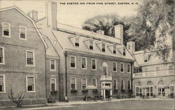 Exeter Inn From Pine Street Postcard