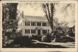 Rumford Coffee House, 207 North Main Street Concord, NH Postcard Postcard Postcard