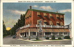 Rising Sun Hotel and Restaurant Maryland Postcard Postcard Postcard