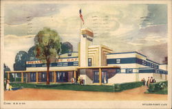 Muller-Pabst Cafe 1933 Chicago World Fair Postcard Postcard Postcard