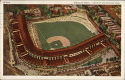 Wrigley Field, "Home of the Chicago Cubs" Postcard